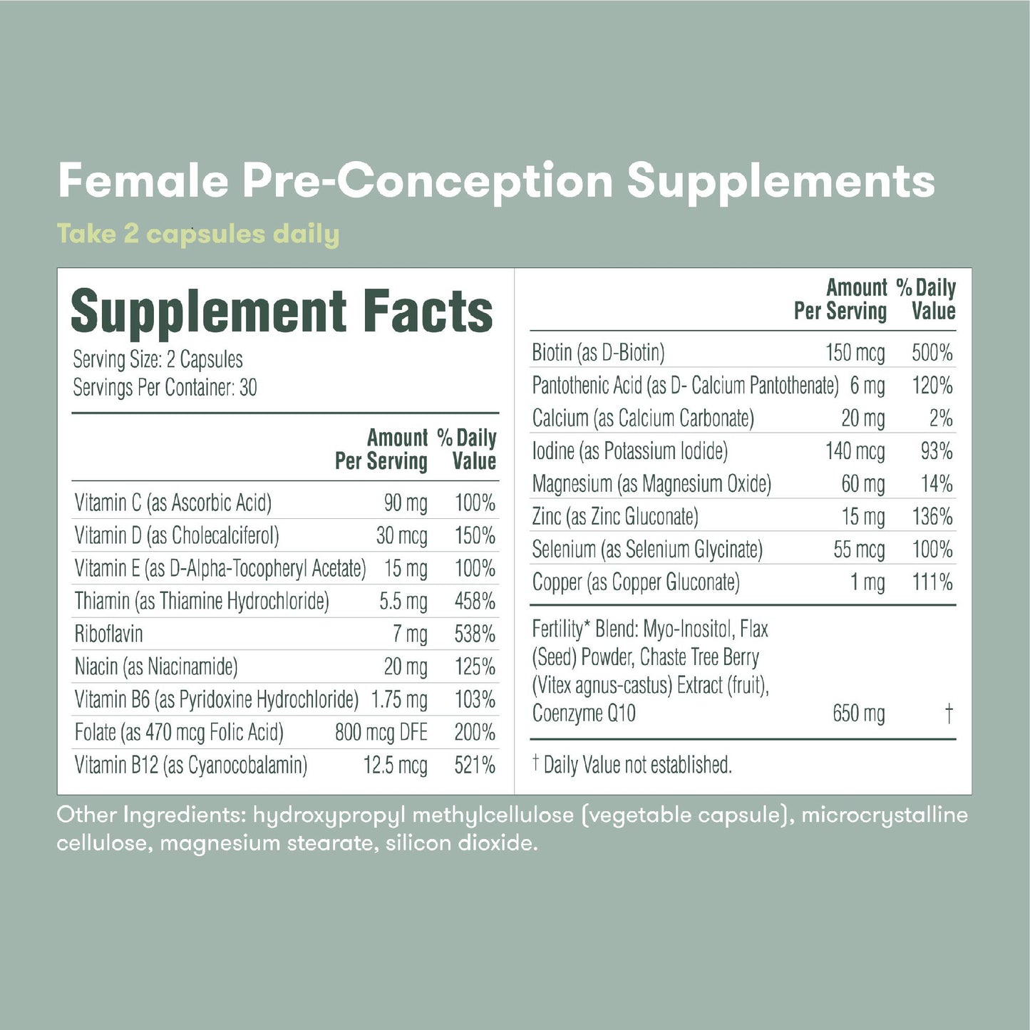 Frida Fertility Pre-Conception Supplement