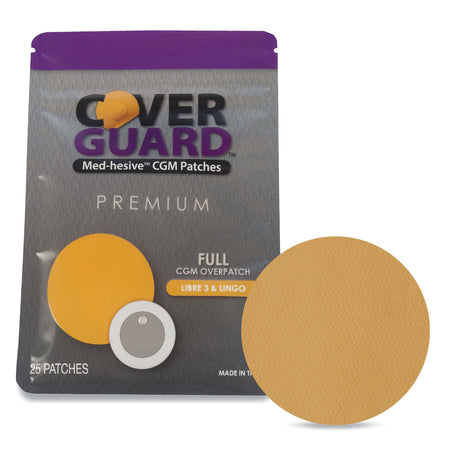 Veridian Healthcare LLC 101-101T Sensor Overpatch CoverGuard Tan For FreeStyle Libre 3 Sensor