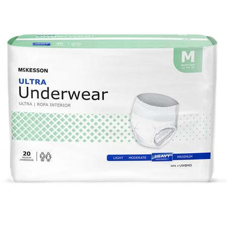 McKesson UWBMD Ultra Heavy Absorbent Underwear, Medium