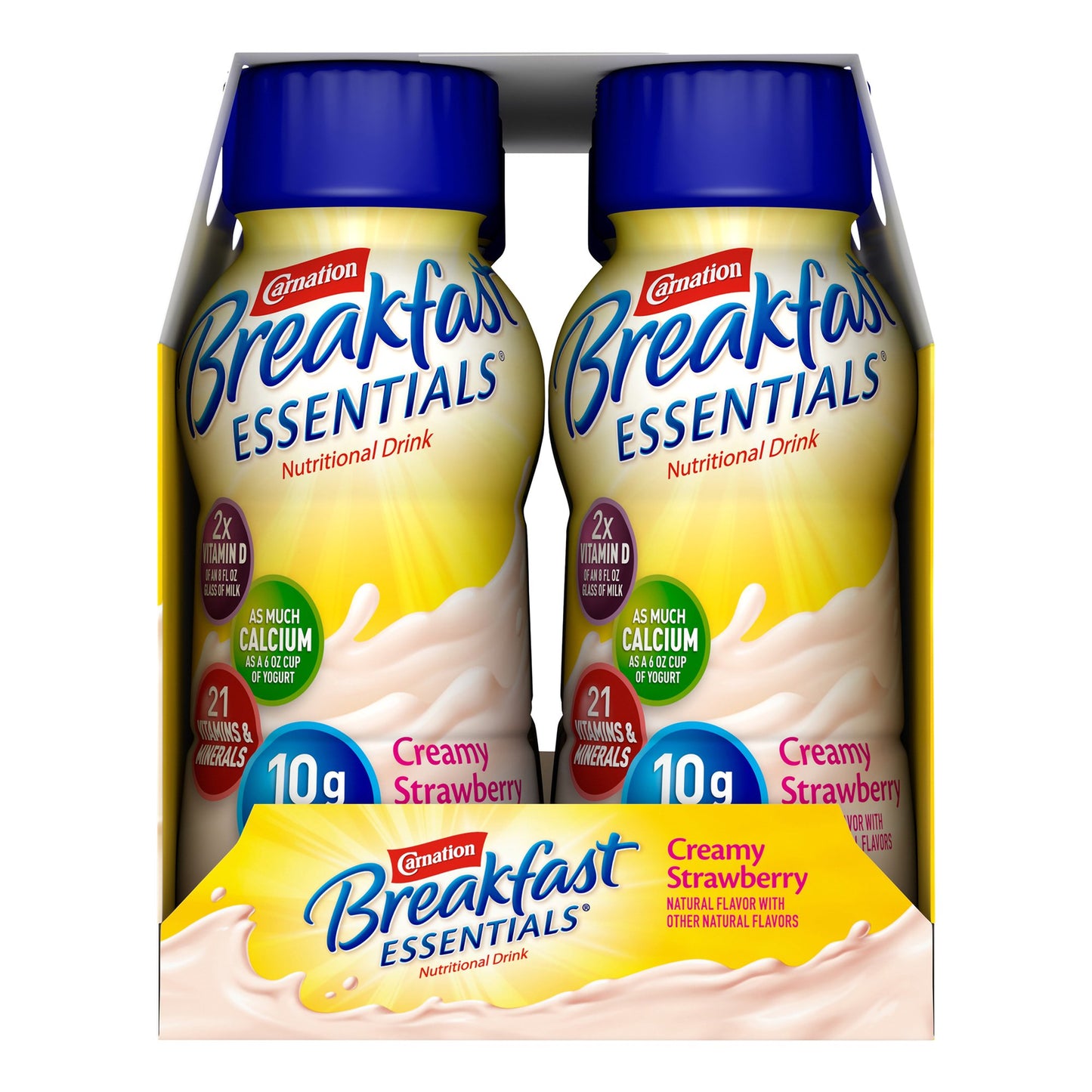 Carnation Breakfast Essentials® Strawberry Nutritional Drink, 8-ounce bottle