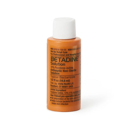 Skin Prep Solution Betadine® 1/2 oz. Bottle 10% Strength Povidone-Iodine NonSterile