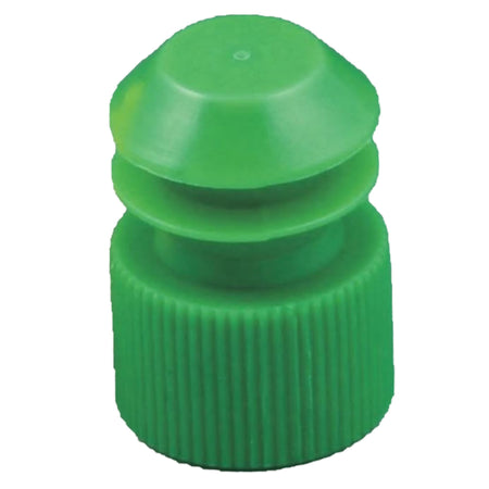 McKesson 177-116152G Tube Closure Polyethylene Flanged Plug Cap Green 16 mm For Use with 16 mm Blood Drawing