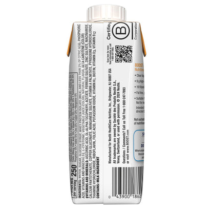 Boost Breeze® Orange Nutritional Drink, 8-ounce carton