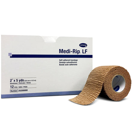Hartmann 25200000 Medi-Rip Self-adherent Closure Cohesive Bandage, 2 Inch x 5 Yard
