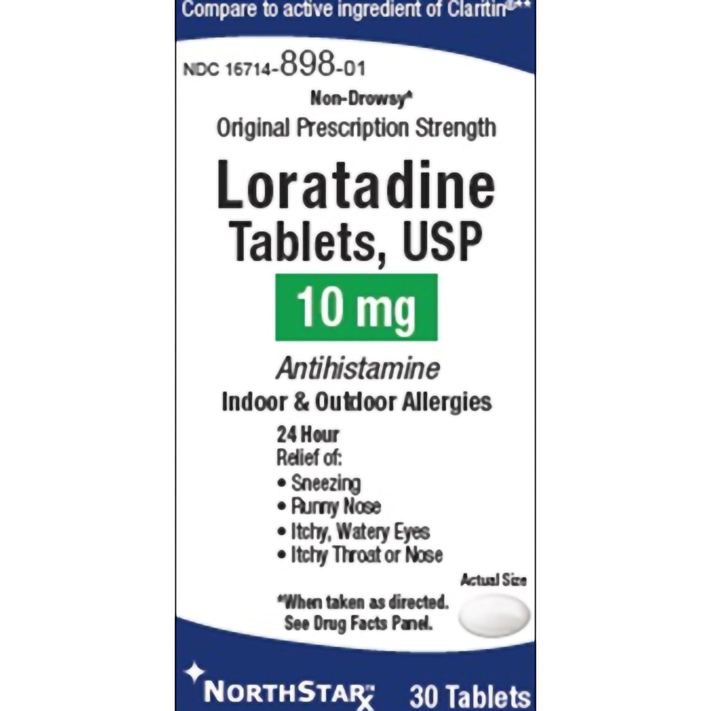 NorthStar Rx Loratadine Antihistamine Tablets