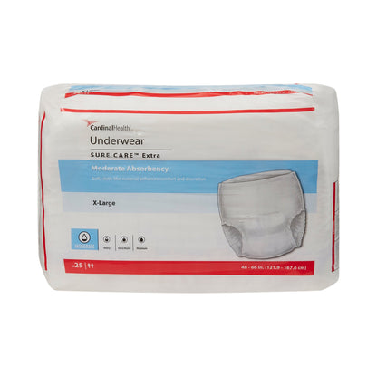 Sure Care™ Extra Moderate Absorbency Incontinence Underwear, X-Large