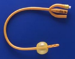 Teleflex 183430180 Rüsch Gold Foley Catheter, 18 Fr., 30 cc, 3-Way