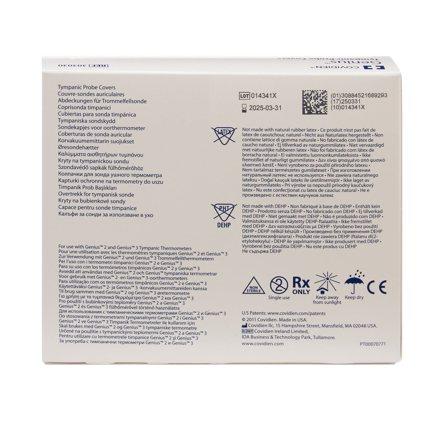 Covidien Genius™ 2 Tympanic Thermometer Probe Cover