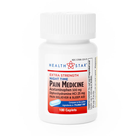 Geri-Care 224-01-HST Health Star Nighttime Pain Reliever and Sleep Aid