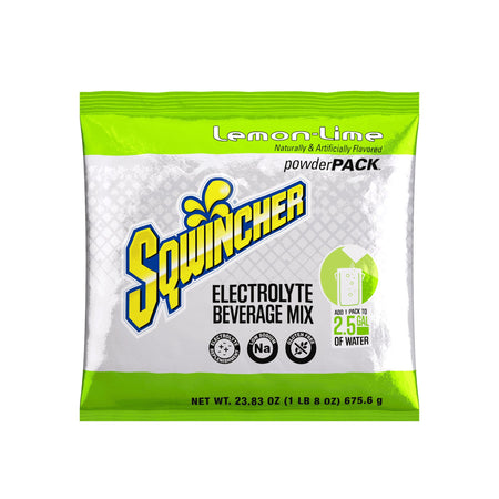 Kent Precision Foods 159016043 Sqwincher Powder Pack Lemon-Lime Electrolyte Replenishment Drink Mix