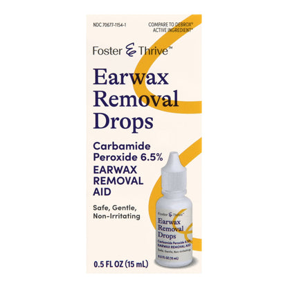 Foster & Thrive™ Earwax Removal Drops Carbamide Peroxide 6.5%, 0.5 Ounce