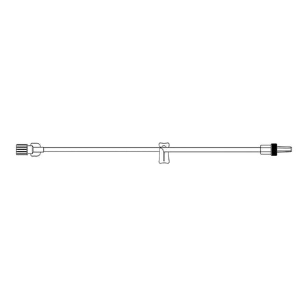 IV Extension Set McKesson Small Bore 36 Inch Tubing Without Filter