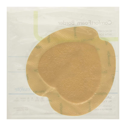 Dermarite 43880 ComfortFoam™ Border Foam Wound Dressing w/ Adhesive, Sacral 18.4 x 18.4 cm