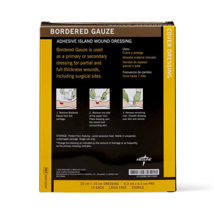 Medline Island Dressing, 4 x 4 Inch