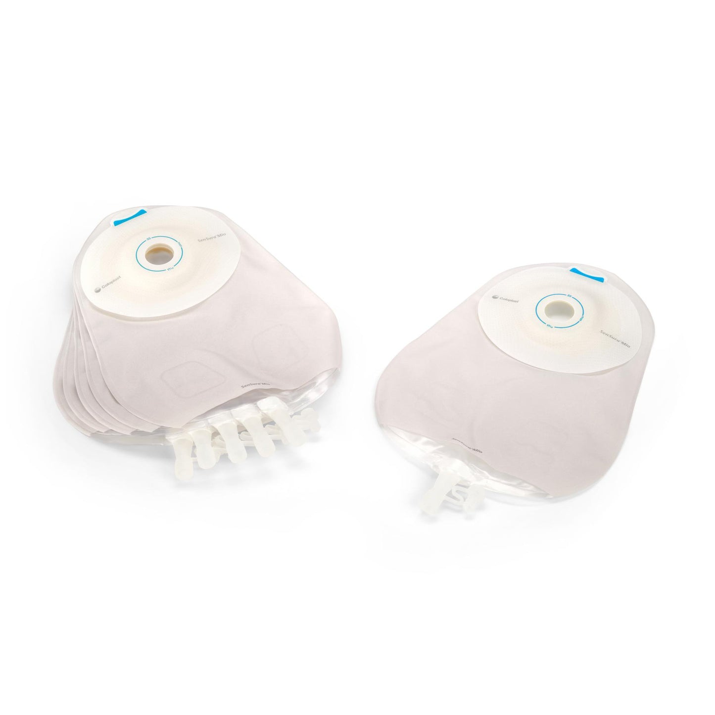 Urostomy Pouch SenSura® Mio One-Piece System Convex Light, Pre-Cut 1-1/4 Inch Stoma Drainable