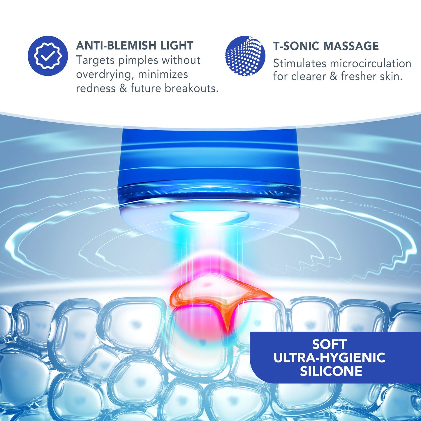 ESPADA™ 2 Acne Therapy Device, Cobalt Blue