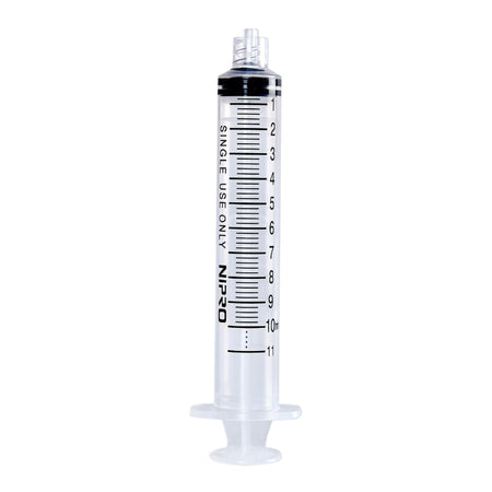 Nipro Medical JD+10L-WEI Nipro General Purpose Syringe, 10 mL, Flat Top Style