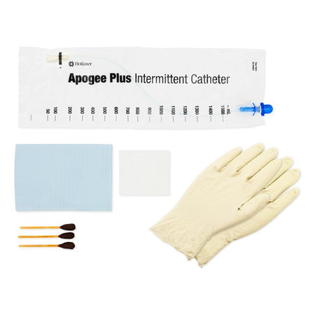 Hollister B14CB Apogee Intermittent Catheter Kit, 14 Fr., Coude