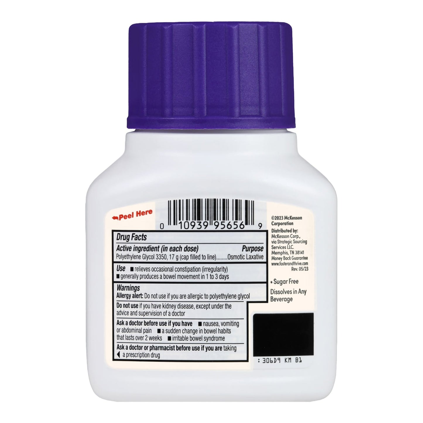 Foster & Thrive™ ClearLax Polyethylene Glycol 3350 Powder for Solution, 4.1-oz