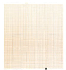 Recording Chart Paper Nihon Kohden™ Z-Fold Orange Grid