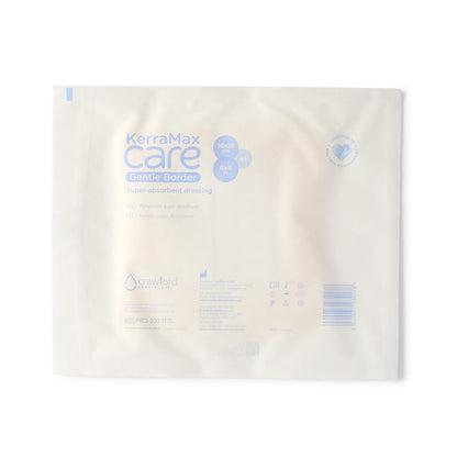 KerraMax Care® Gentle Border Super Absorbent Dressing, 6 x 6 Inch