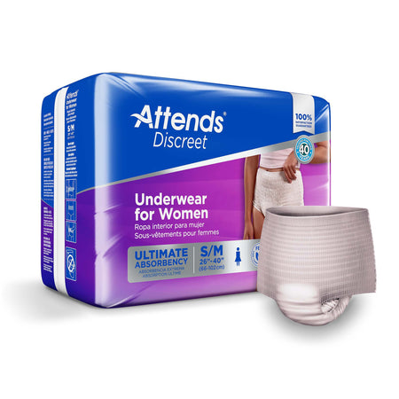 Attends ADUF20 Discreet Women's Underwear, Level 5, Medium