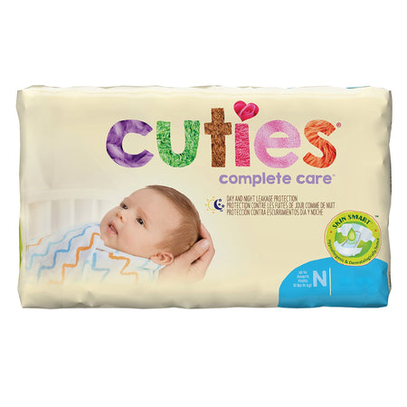 First Quality CDB000 Cuties Complete Care Diapers, Newborn