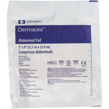 Dermacea™ Abdominal Pad, 5 x 9 Inch