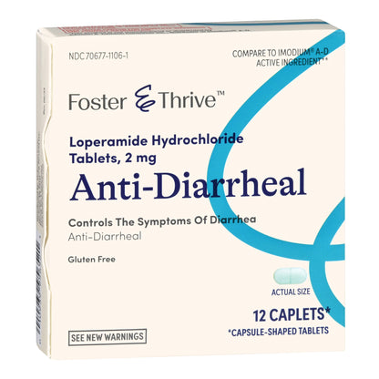 Foster & Thrive™ Anti-Diarrheal Loperamide HCl 2 mg Caplets
