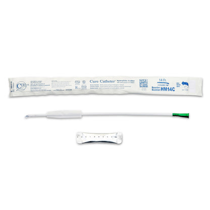 Cure Catheter™ Hydrophilic Intermittent Catheter, Coude