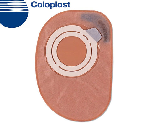 Coloplast 12384 Assura 2-Piece Closed End Opaque Colostomy Pouch, Green Match