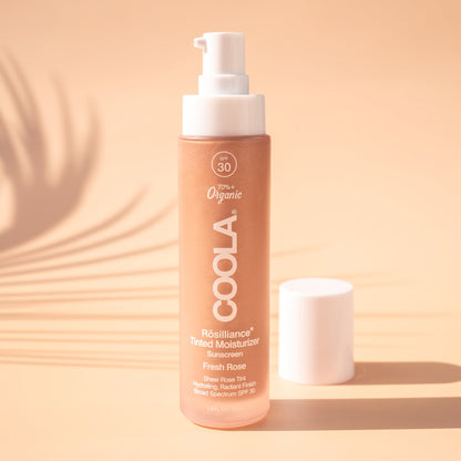 Facial Moisturizer with Sunscreen Rōsilliance® Tinted Bottle Floral Scent Cream