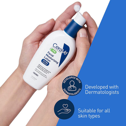 Facial Moisturizer CeraVe® PM 3 oz. Pump Bottle Unscented Lotion
