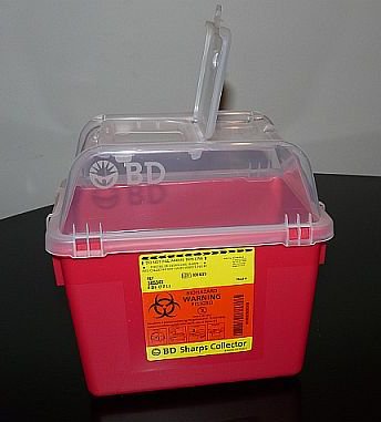 BD Multi-purpose Sharps Container, 10-3/10 x 11-3/10 x 6-4/5 Inch by BD product image