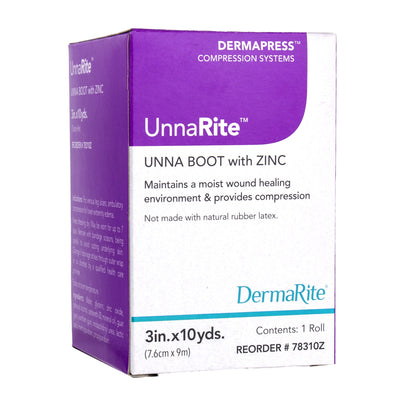 UnnaRite Unna Boot with Zinc Oxide, 3 Inch x 10 Yard
