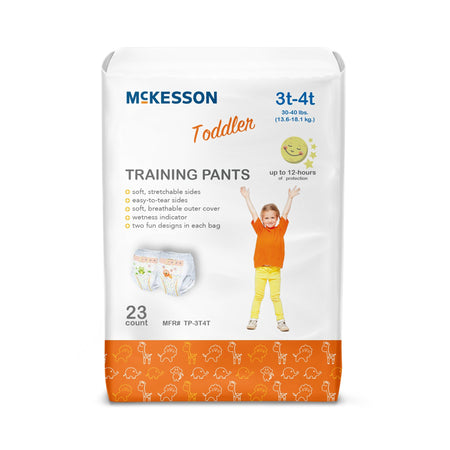 McKesson TP-3T4T Toddler Training Pants, 3T to 4T