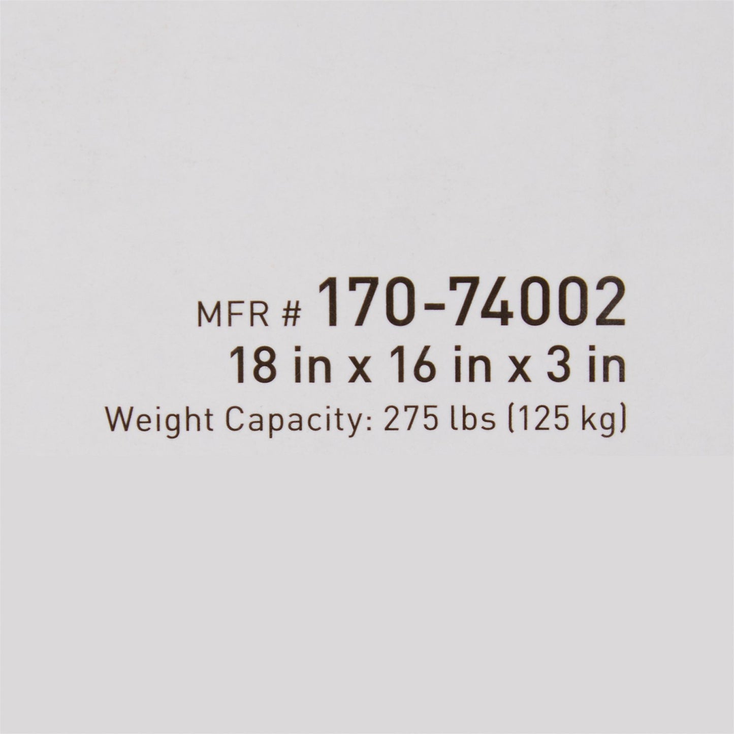 McKesson Gel Protekt Seat Cushion, 18 x 16 x 3 Inch