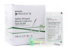 McKesson Prevent® G Blood Collection Set, 21 Gauge, ¾-inch needle length | Mckesson 16-BC2134
