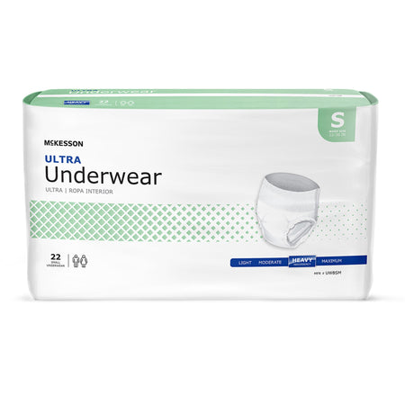 McKesson UWBSM Ultra Heavy Absorbent Underwear, Small