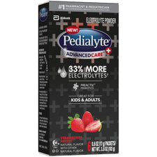 Oral Electrolyte Solution Pedialyte® AdvancedCare™ Plus Strawberry Freeze Flavor 0.6 oz.