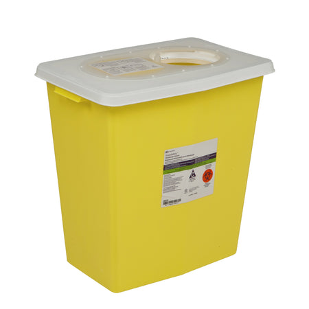 Cardinal 8934 SharpSafety Chemotherapy Waste Container, 12 Gallon