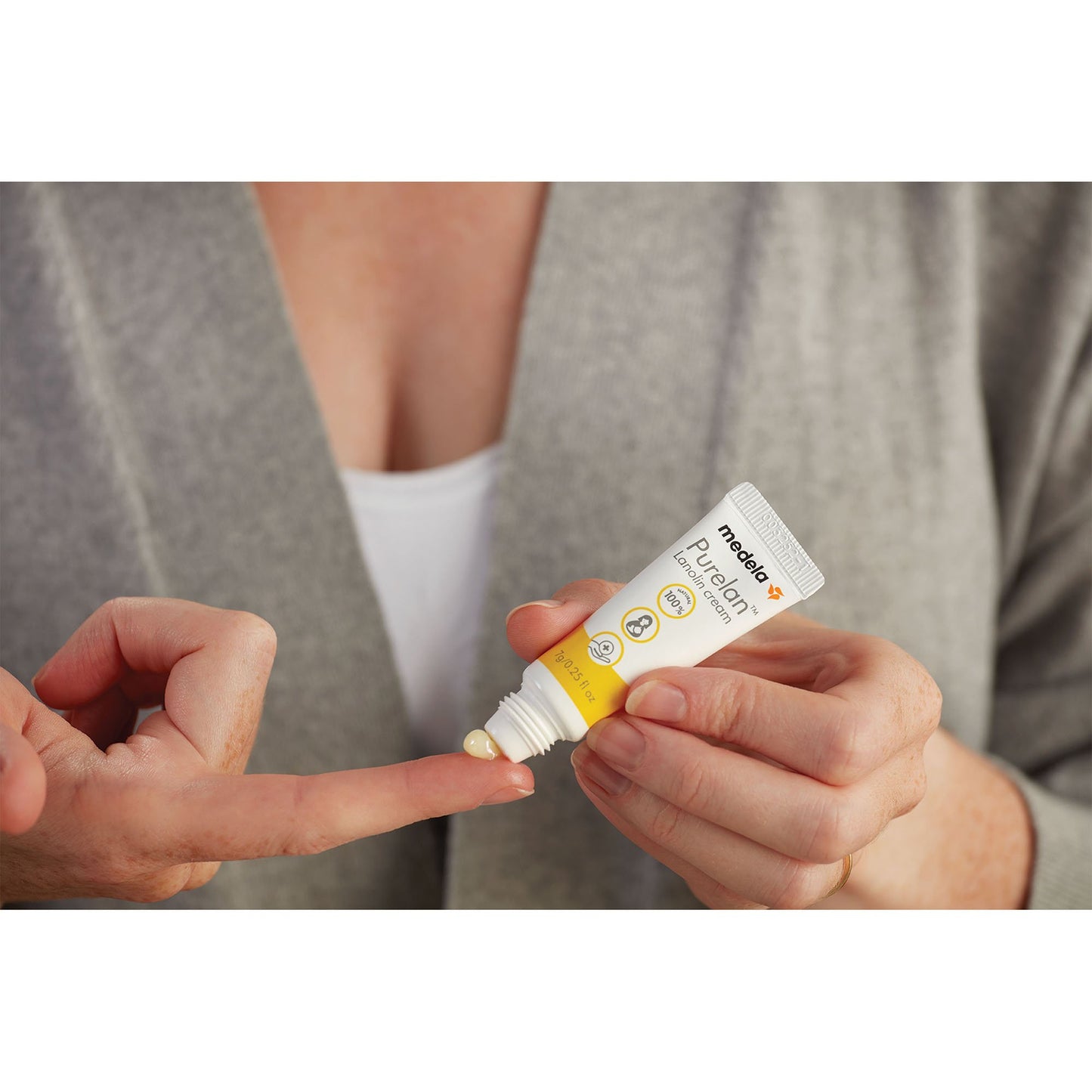 Purelan™ Lanolin Cream for Sore Nipples and Dry Skin, 0.25-ounce Tube