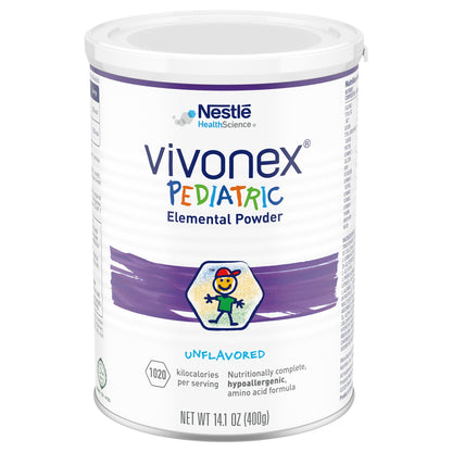 Pediatric Oral Supplement Vivonex® Pediatric Unflavored 400 Gram Can Powder Amino Acid
