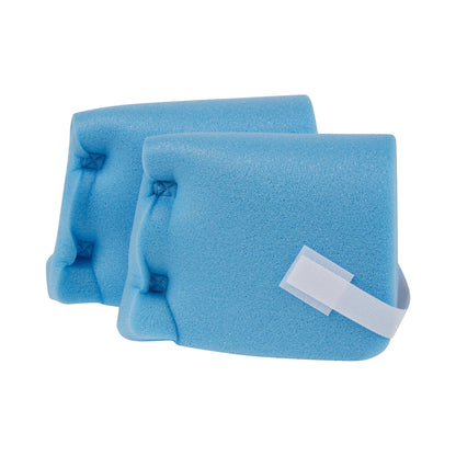 McKesson Heel Protection Pads, Convoluted Foam, Blue, Hook and Loop