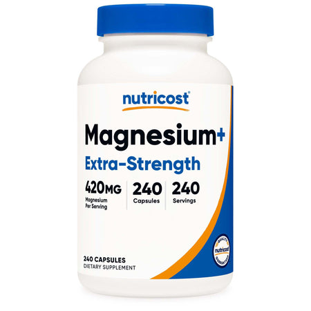 Nutricost NTC332201 Magnesium+ (Extra Strength) Capsules