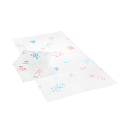 McKesson 18-981225 Smooth Scale Liner Paper, 13 x 25 Inch, Pins, Bottles & Carriages Print
