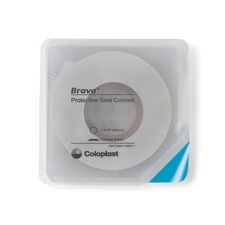 Coloplast 12094 Ostomy Seal Brava Convex, Starter Hole 1-9/16 Inch (40mm)