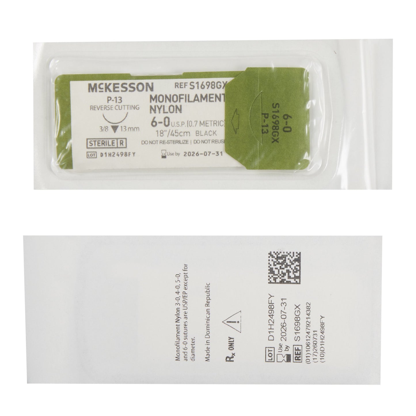 McKesson Suture with P-13 Needle