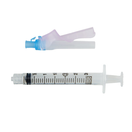 BD 305782 Eclipse 3 mL Syringe with Hypodermic Needle, 23 Gauge, 1 Inch