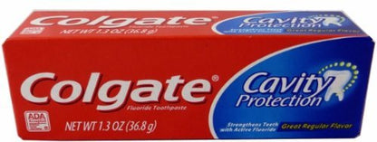 Colgate® Cavity Protection Toothpaste Regular Flavor, 1-ounce tube